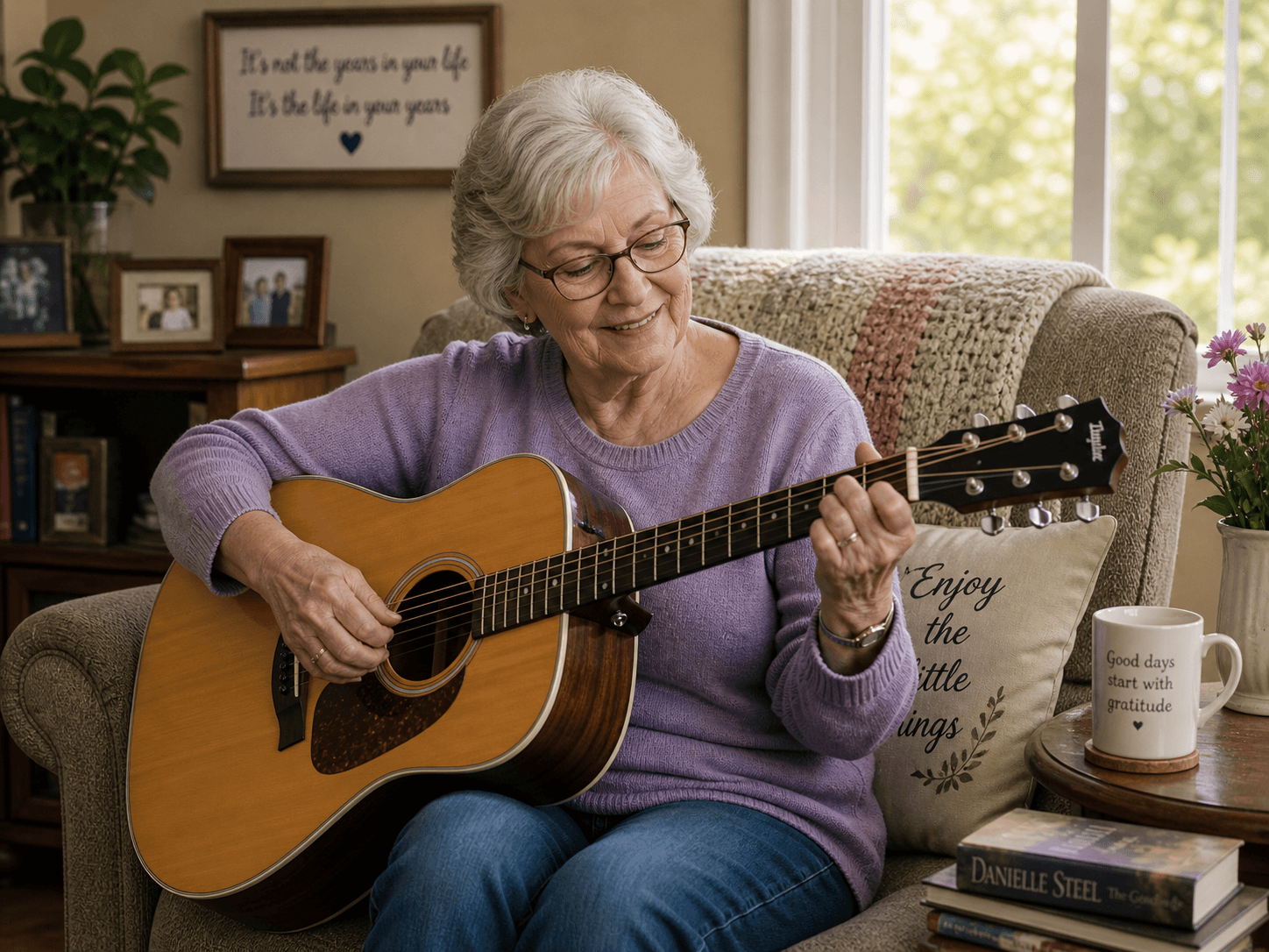 Adult beginner guitar lesson in Leeds