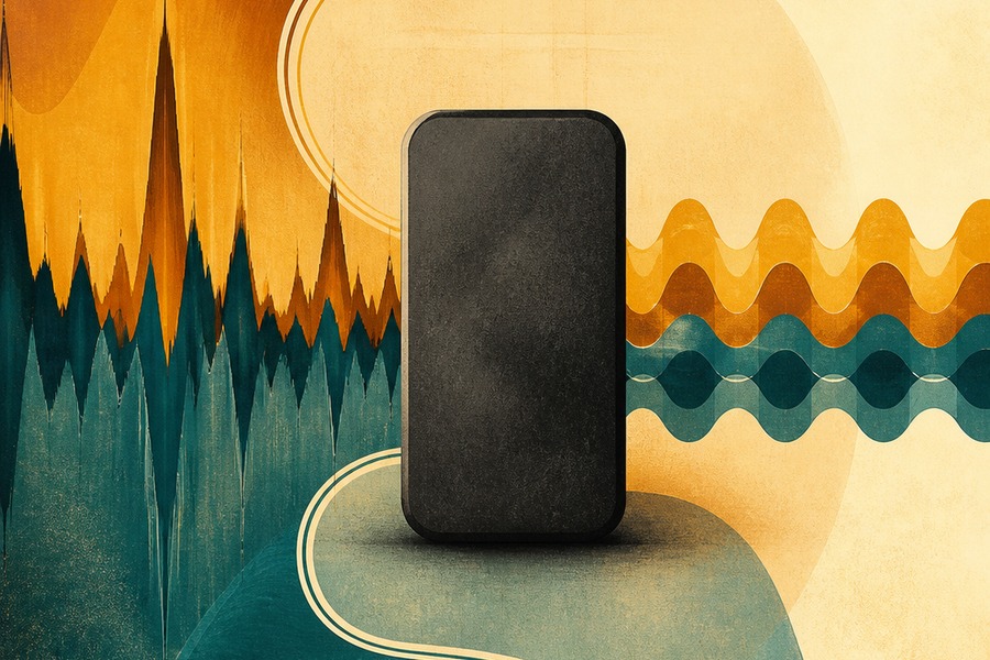 Guitar Compressor Pedal for Beginners: Hear What It Actually Changes Abstract editorial illustration for Guitar Compressor Pedal for Beginners: Hear What It Actually Changes