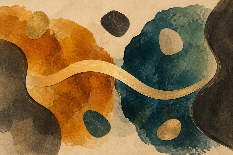 How to Connect Pentatonic Scale Positions Without Running Every Box Abstract editorial illustration for How to Connect Pentatonic Scale Positions Without Running Every Box