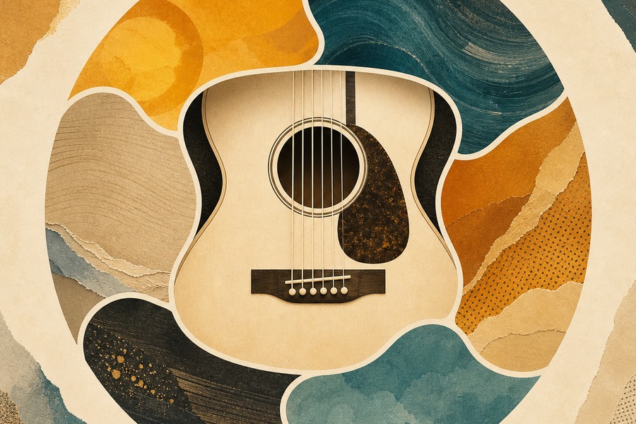An Intermediate Guitar Practice Routine That Fixes Real Weak Spots Abstract editorial illustration for An Intermediate Guitar Practice Routine That Fixes Real Weak Spots