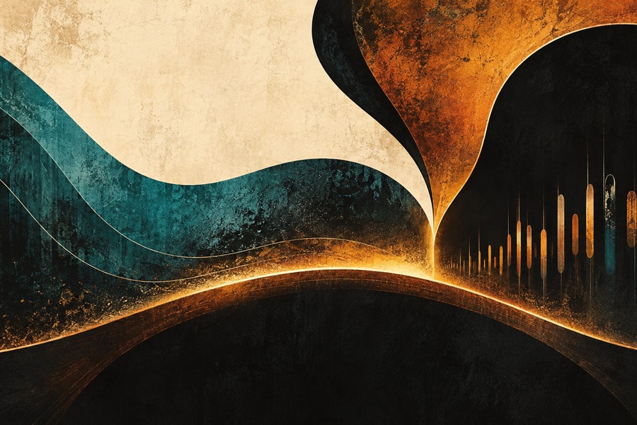 Phrygian Scale on Guitar: Make the Flat Second Sound Intentional Abstract editorial illustration for Phrygian Scale on Guitar: Make the Flat Second Sound Intentional