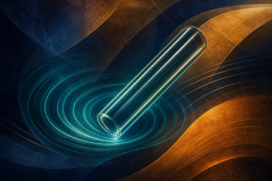 Abstract editorial illustration for Slide Guitar for Beginners: First Sounds That Actually Sing