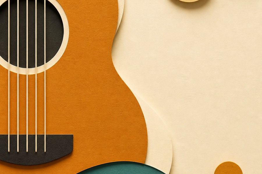 Suspended Chords for Beginners: Make Familiar Chords Move Abstract editorial illustration for Suspended Chords for Beginners: Make Familiar Chords Move